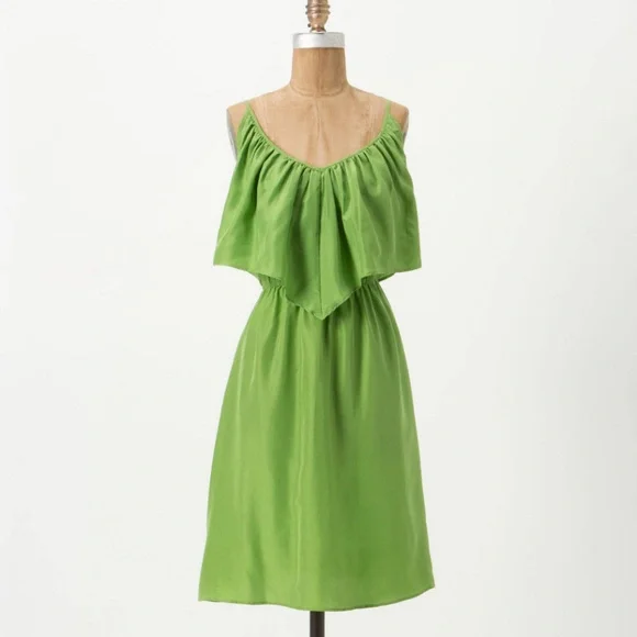 Lil | Dresses | New Anthropologie Green Ruffle Top Pernille Silk Dress By Lil 4 | Poshmark Lil | Dresses | New Anthropologie Green Ruffle Top Pernille Silk Dress By Lil 4 | Poshmark